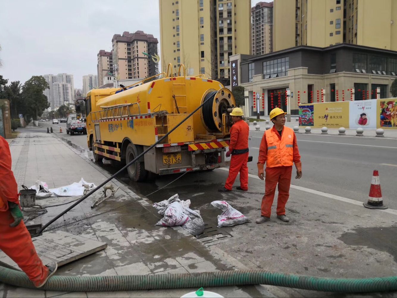 乌什排污管道清淤-管道清洗